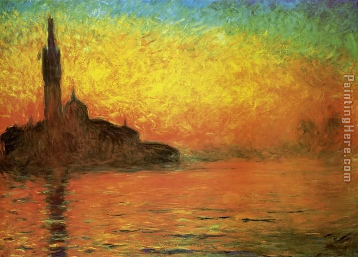 Claude Monet Venice Twilight Dusk